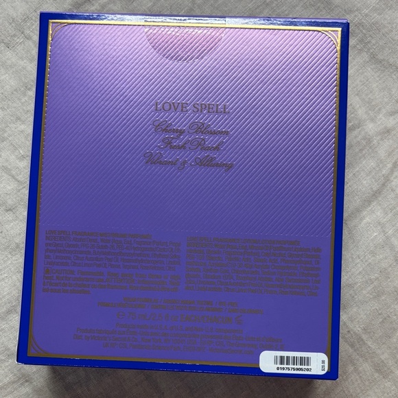 Victoria's Secret Love Spell Set in Purple and Blue - Picture 2 of 6